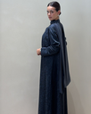 N0022 Navy Patterned