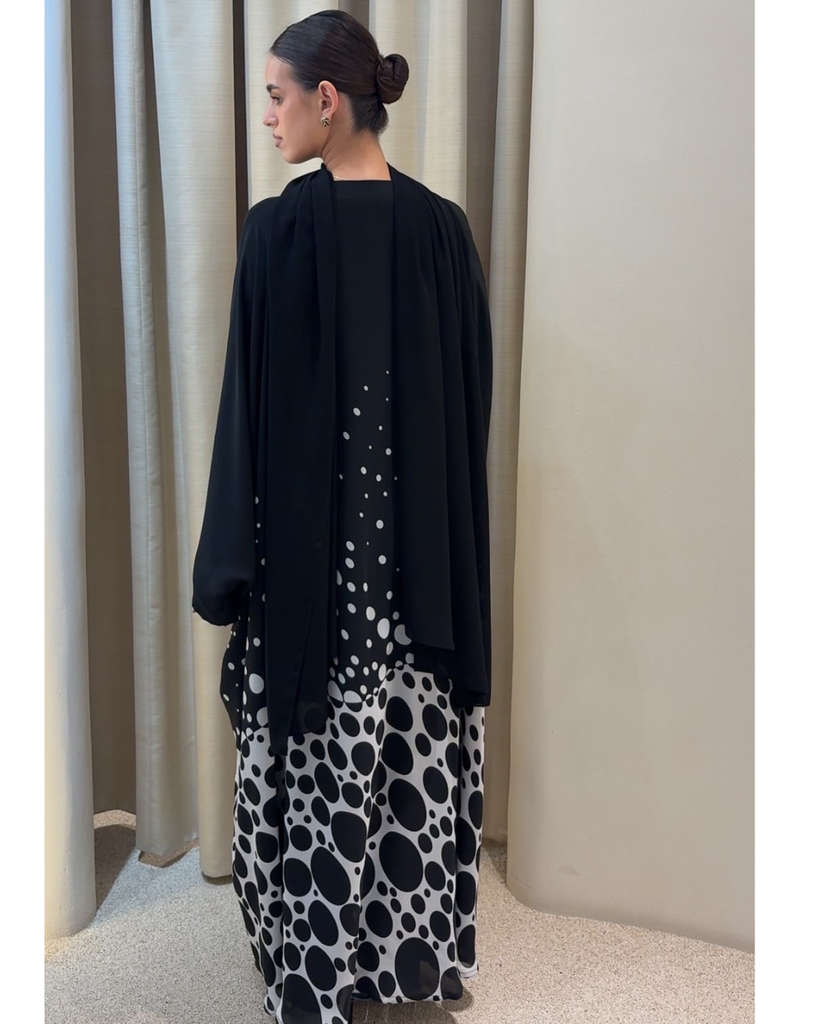 N0043 The Polka-dot Cascate Bisht