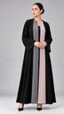 N0047 Blush & Slate Abaya