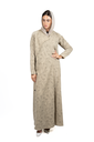 D3-0005 Sandstone Textured Overlap Abaya
